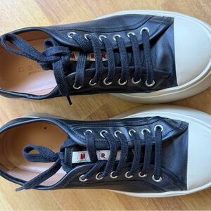 Marni Black and Cream Women's Sneakers